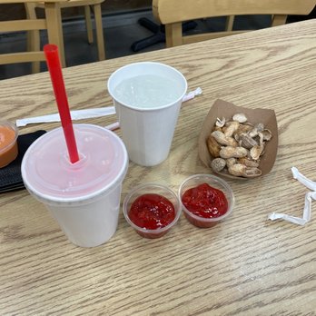 Five Guys - the contents of a fast food restaurant - Burgers Near Me - Lehi, Utah