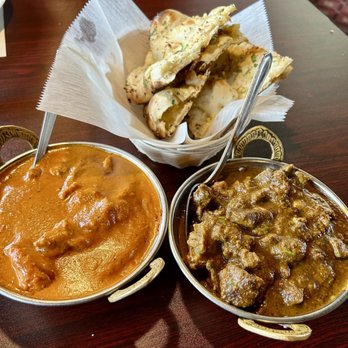 Cumin India - Butter Chicken and Goat Curry and Garlic Naan - Indian Near Me - Hamden, Connecticut