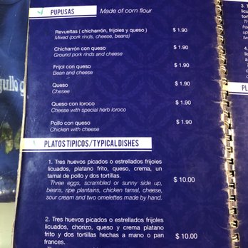 Pupuseria La Bendicion - Menu - Salvadoran Near Me - Cleveland, Ohio