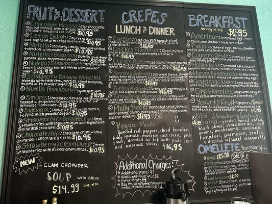 Menu photo 2 Cafe Crepes Bakersfield, CA