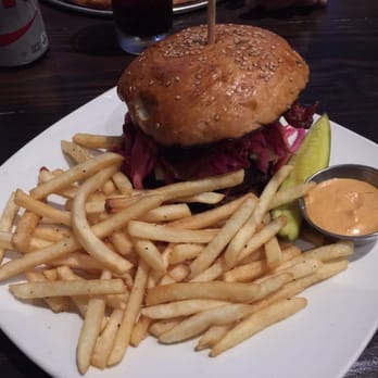 The Cave - Delicious burger and fries! - Wine Bars Near Me - Ventura, California