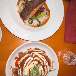 Atxondo - Fingerling potatoes and Panfried Salmon
