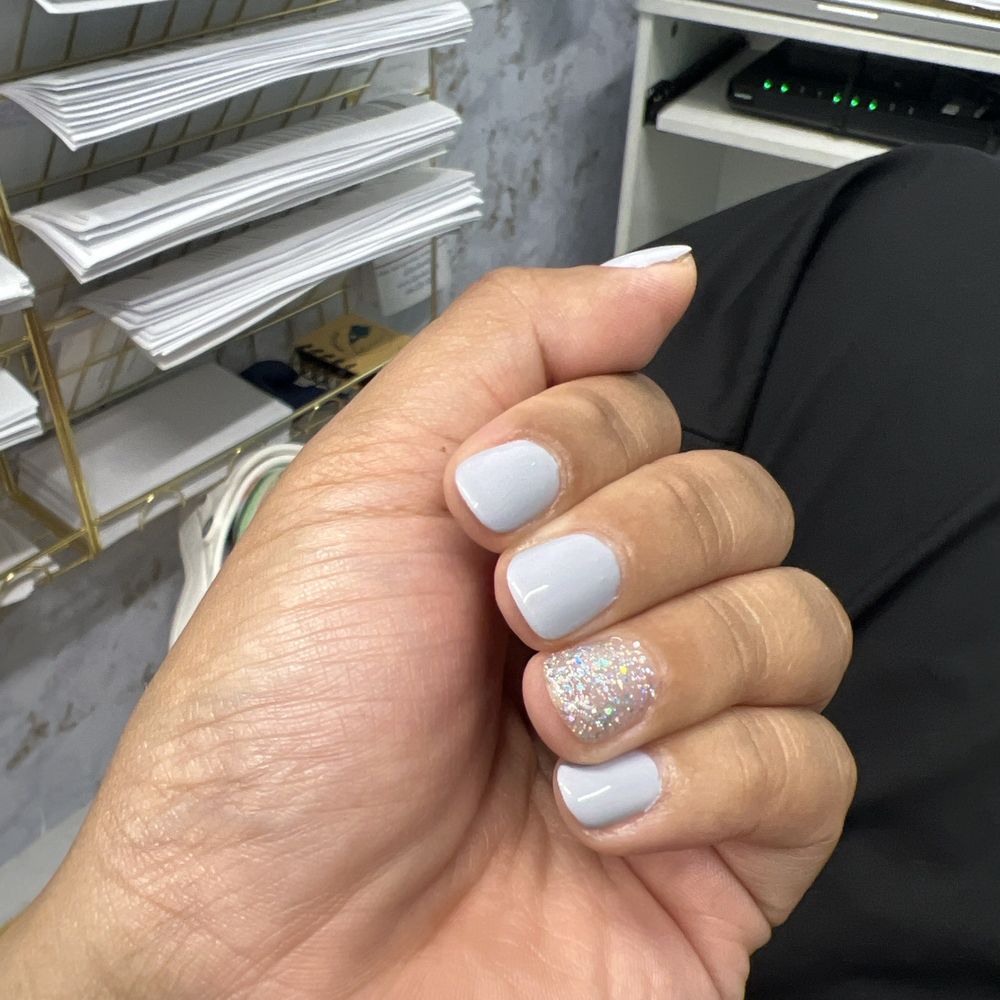 Nena’s Beauty and Spa - Gray and Glitter - Nail Salons Near Me - The Bronx, New York Nena’s Beauty and Spa - Gray and Glitter - Nail Salons Near Me - The Bronx, New York