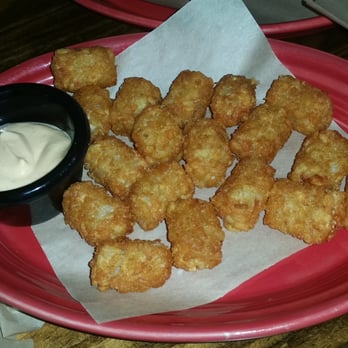 Grease Burger Beer and Whiskey Bar - Tater tots with sriracha mayo - Burgers Near Me - West Palm Beach, Florida Grease Burger Beer and Whiskey Bar - Tater tots with sriracha mayo - Burgers Near Me - West Palm Beach, Florida