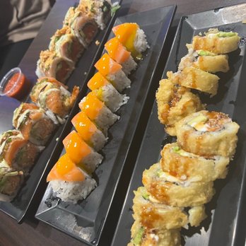 Show Sushi - Zen roll , mango delight , Philly crunch roll - Sushi Bars Near Me - San Dimas, California Show Sushi - Zen roll , mango delight , Philly crunch roll - Sushi Bars Near Me - San Dimas, California