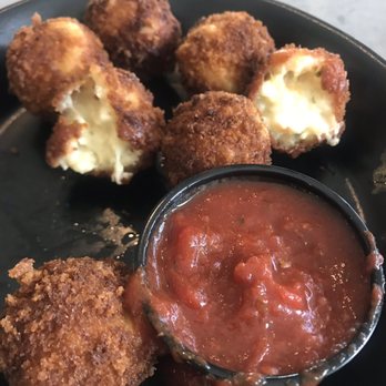 Water Fire Grille and Bar - Fried Mac n cheese balls. Very creamy and delicious!! - Bars Near Me - Dallas, Texas