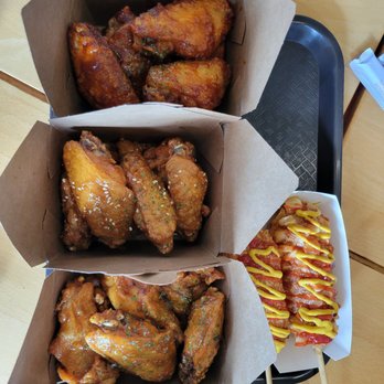 Twozone Chicken - Wings and corn dogs - Korean Near Me - Portland, Oregon Twozone Chicken - Wings and corn dogs - Korean Near Me - Portland, Oregon