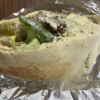 Dvine Mediterranean Experience - Long Beach - Falafel Pita Pocket Lunch - Mediterranean Near Me - Long Beach, California