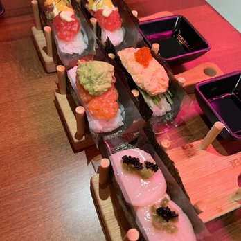 Kaiju Ramen - Tuna Taku, Salmon Avocado, Crawfish Salad, Scallop Wasabi Hand Rolls - Ramen Near Me - Washington, DC, District of Columbia Kaiju Ramen - Tuna Taku, Salmon Avocado, Crawfish Salad, Scallop Wasabi Hand Rolls - Ramen Near Me - Washington, DC, District of Columbia