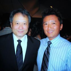 Lin Chiropractic Clinic - With director Ang Lee in Hollywood.