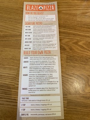 Menu photo 2 Blaze Pizza Orlando, FL