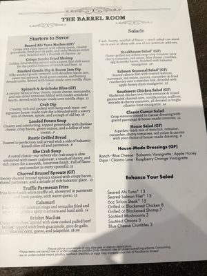 Menu photo 2 The Barrel Room Chesapeake, VA Menu photo 2 The Barrel Room Chesapeake, VA
