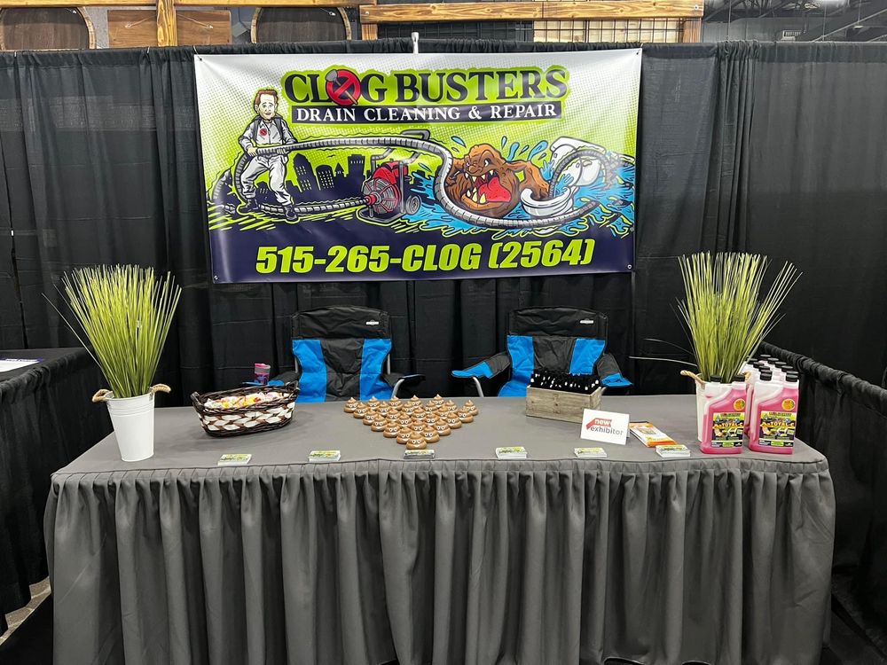 Slide of Clog Busters Drain Cleaning & Repair