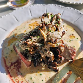 Lutie’s - Beef & trumpet mushrooms - Modern European Near Me - Austin, Texas Lutie’s - Beef & trumpet mushrooms - Modern European Near Me - Austin, Texas