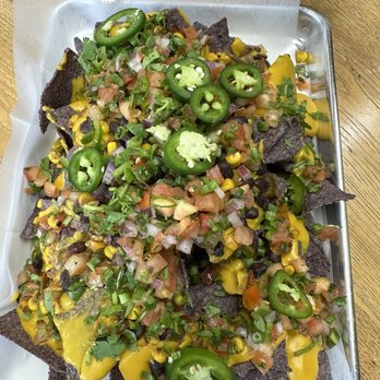 Gaia's Garden Cafe - Full size Nachos - Vegan Near Me - St. George, Utah Gaia's Garden Cafe - Full size Nachos - Vegan Near Me - St. George, Utah