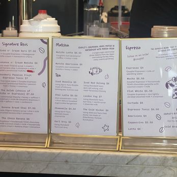 Couplet Coffee - Menu - Coffee & Tea Near Me - Los Angeles, California Couplet Coffee - Menu - Coffee & Tea Near Me - Los Angeles, California
