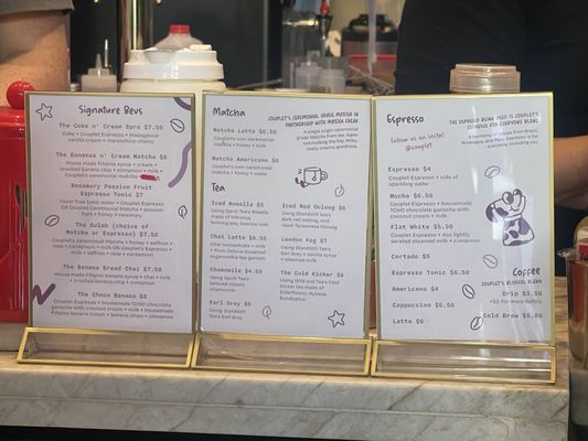 Menu photo 5 Couplet Coffee Los Angeles, CA