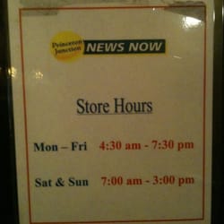 Princeton Junction News Now - Store hours
