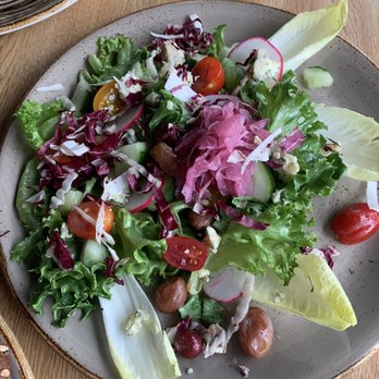 The Brown Swan - Backyard greens salad - American Near Me - Schroon Lake, New York