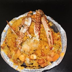 Exquisito - $18 seafood paella! Let's gooo