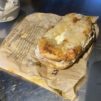Einstein Bros. Bagels - Asiago Bagel with Shmear - Bagels Near Me - Ellisville, Missouri Einstein Bros. Bagels - Asiago Bagel with Shmear - Bagels Near Me - Ellisville, Missouri