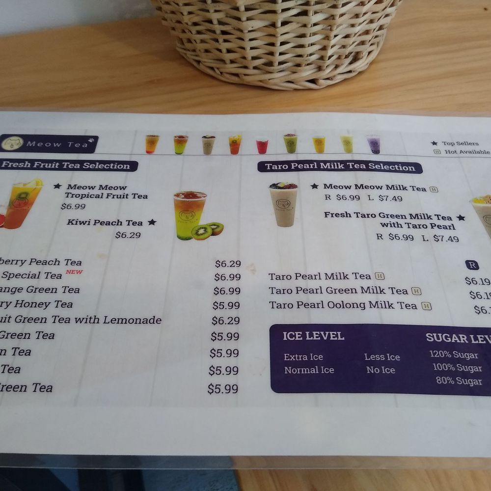 Meow Tea - Menu - Bubble Tea Near Me - Ottawa, Ontario Meow Tea - Menu - Bubble Tea Near Me - Ottawa, Ontario