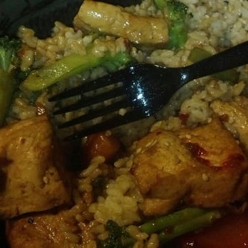 Koriente - Obake bowl(a) with tofu, minus the mushrooms - Asian Fusion Near Me - Austin, Texas