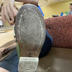 Lake George Lanes & Games - Worn bottom of shoes. And the heels were uneven for pairs.