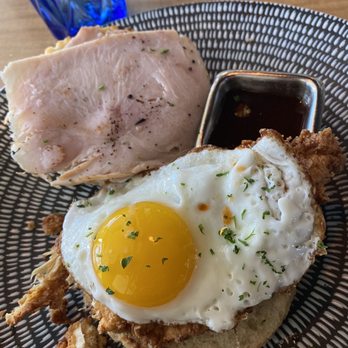 KP’s Kitchen - Chicken Biscuit with a slice of turkey instead of bacon. - New American Near Me - Houston, Texas KP’s Kitchen - Chicken Biscuit with a slice of turkey instead of bacon. - New American Near Me - Houston, Texas