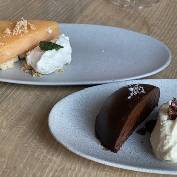The Bindery - Grapefruit shortbread and chocolate coffee mousse (yum) - New American Near Me - Denver, Colorado The Bindery - Grapefruit shortbread and chocolate coffee mousse (yum) - New American Near Me - Denver, Colorado