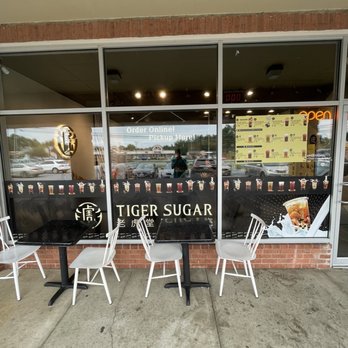 Tiger Sugar - Outdoor seating - Bubble Tea Near Me - Ellicott City, Maryland Tiger Sugar - Outdoor seating - Bubble Tea Near Me - Ellicott City, Maryland