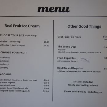 Alice + Brohm Ice Cream - Menu - Ice Cream & Frozen Yogurt Near Me - Squamish, British Columbia Alice + Brohm Ice Cream - Menu - Ice Cream & Frozen Yogurt Near Me - Squamish, British Columbia