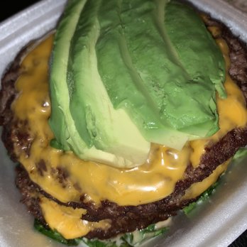 Flame N Freeze - Triple Cheeseburger w/ Cheese & Avocado (Keto Style) - Breakfast & Brunch Near Me - Bakersfield, California Flame N Freeze - Triple Cheeseburger w/ Cheese & Avocado (Keto Style) - Breakfast & Brunch Near Me - Bakersfield, California