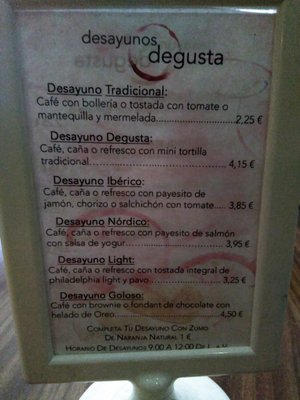 Menu photo 1 Taberna Degusta Madrid, M