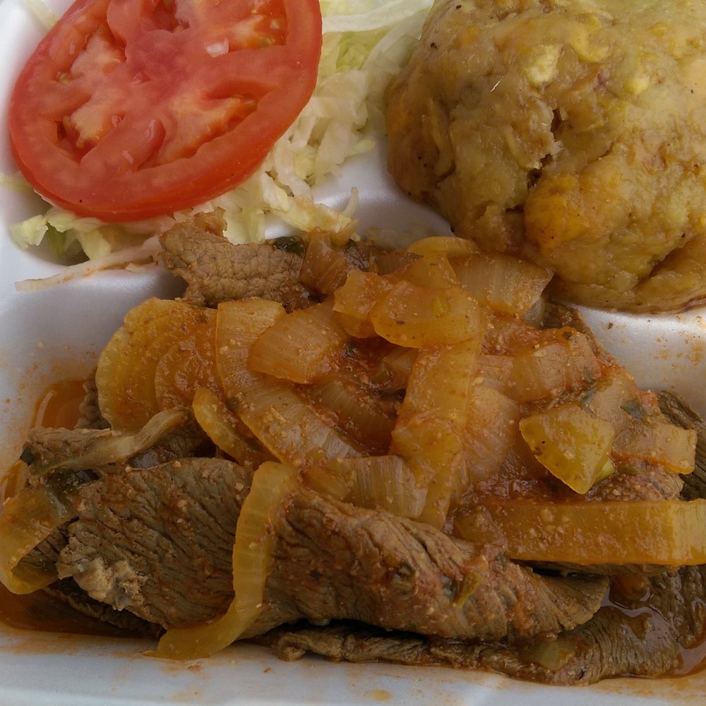 El Rincon Criollo - Mofongo with steak and onions - Puerto Rican Near Me - Milwaukee, Wisconsin