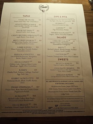 Menu photo 2 Sour's Taverna Littleton, NH Menu photo 2 Sour's Taverna Littleton, NH