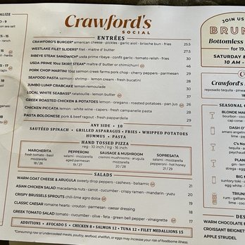 Crawford's Social - Menu 2026 - Lounges Near Me - Westlake Village, California Crawford's Social - Menu 2026 - Lounges Near Me - Westlake Village, California