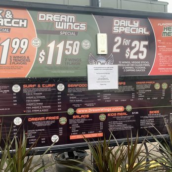 Dream Wings - Drive Thru menu. - Chicken Wings Near Me - Houston, Texas Dream Wings - Drive Thru menu. - Chicken Wings Near Me - Houston, Texas