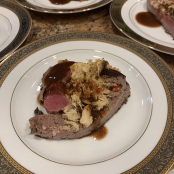 The Raven Tea Room - a plate of meat with gravy - Seafood Near Me - Fair Haven, New Jersey