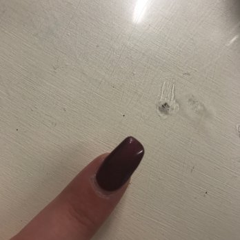Broadmoor Nail Spa - one of my uneven nails - Nail Salons Near Me - Solon, Ohio