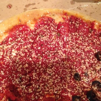 Cappy's Pizza - Undercooked crust. Definitely not "Chicago" style crust. - Italian Near Me - Riverview, Florida