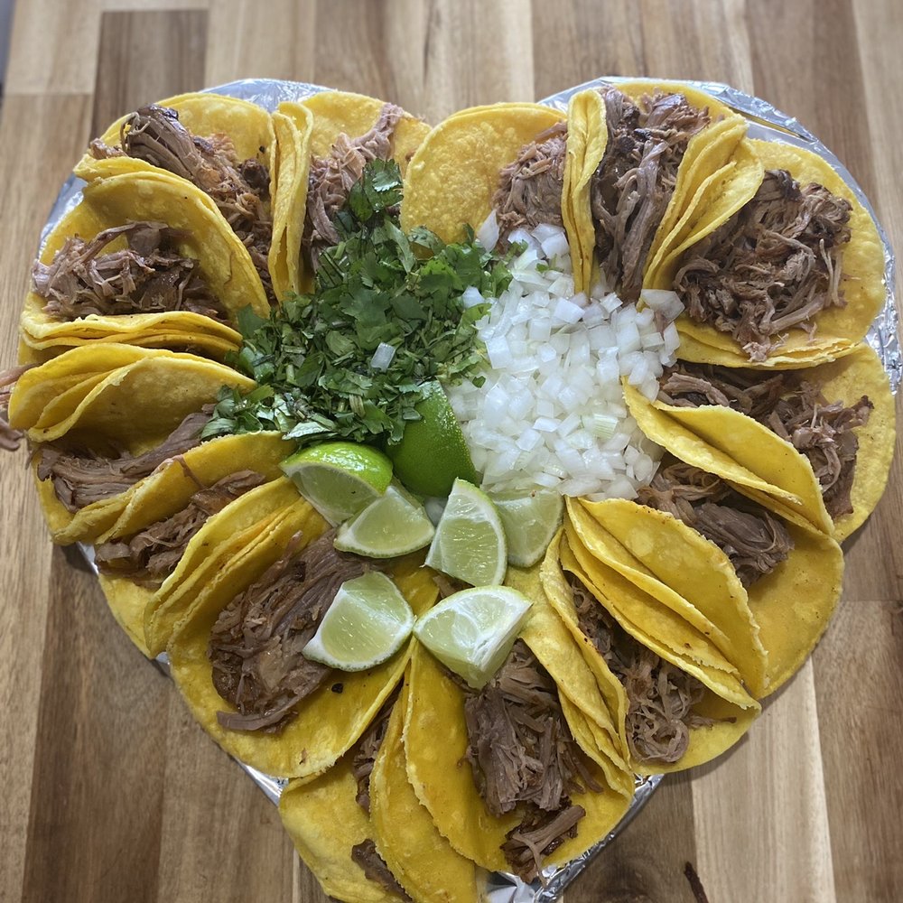 Heart Taco platter- Carnitas Heart Taco platter- Carnitas