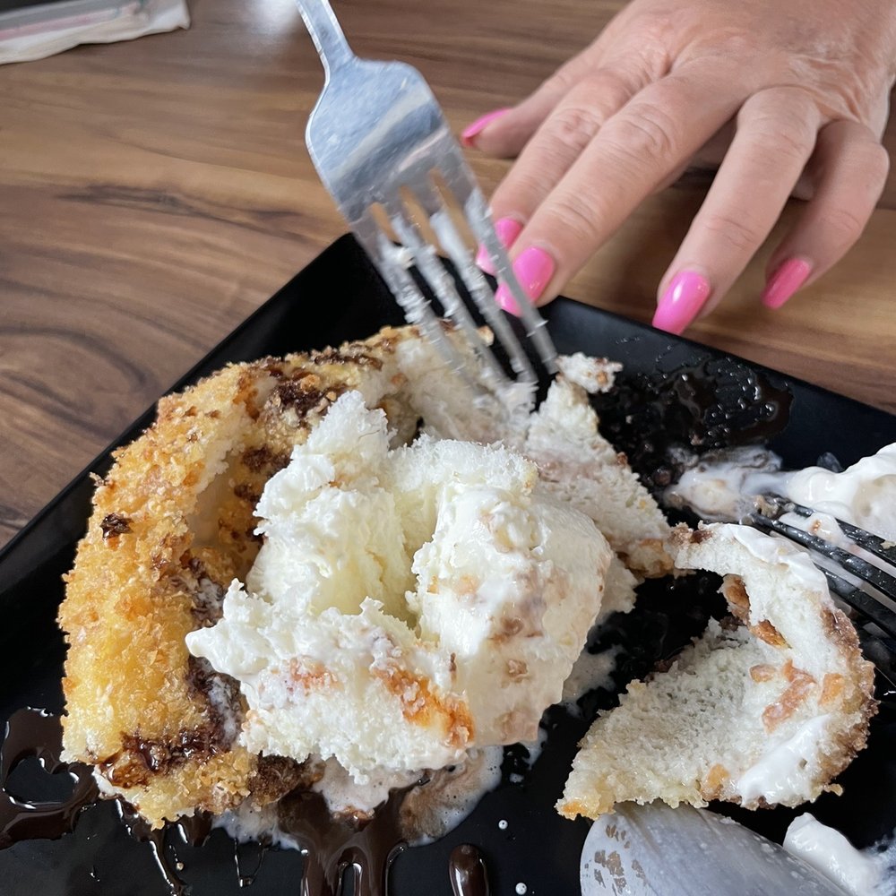 Nori Restaurant - Tempura Icecream (don't recommend) it just fell apart and the tempura itself had no flavor. - Asian Fusion Near Me - St. Augustine, Florida Nori Restaurant - Tempura Icecream (don't recommend) it just fell apart and the tempura itself had no flavor. - Asian Fusion Near Me - St. Augustine, Florida