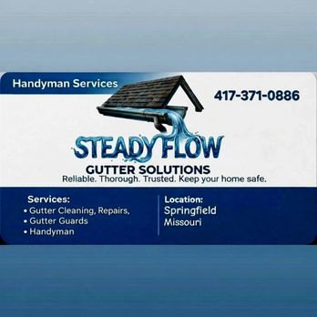 1. Steady Flow Gutter Solutions
