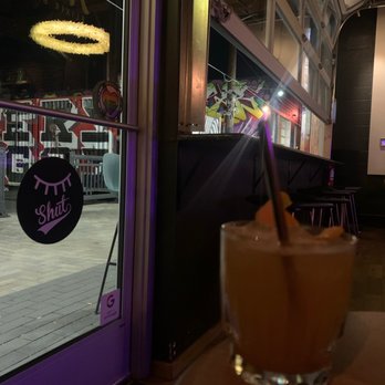 Honey Elixir Bar - Front door and a beautiful potion w/ added booze! - Lounges Near Me - Denver, Colorado Honey Elixir Bar - Front door and a beautiful potion w/ added booze! - Lounges Near Me - Denver, Colorado
