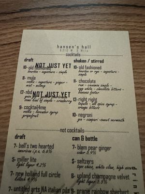 Hansen’s Hall by null