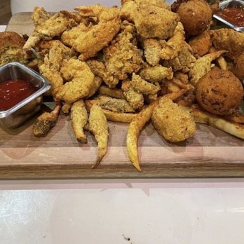 Emeril's Coastal - Coastal Fried Seafood Platter - Seafood Near Me - Miramar Beach, Florida Emeril's Coastal - Coastal Fried Seafood Platter - Seafood Near Me - Miramar Beach, Florida