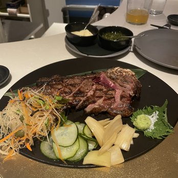 Janken - 12oz dry aged KC - this was absolutely a stunner (my favorite dish)! Medium rare, cooked perfectly. - Japanese Near Me - Portland, Oregon