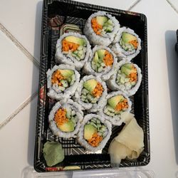 Nantucket Meat & Fish Market - Veggie maki ... probably the best sushi we've found in the island even though it's premade supermarket sushi