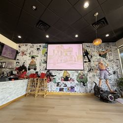 Bo's Ramen and Sushi House - Cute decor. For dine in you use QR code and order at the table but the waitress comes around to see if you have any questions